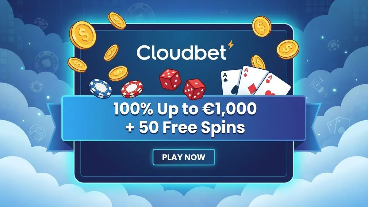 Cloudbet bonus scherm